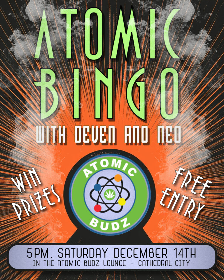 Atomic Buds Flyer